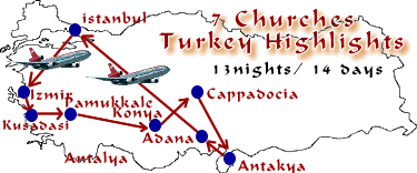 7 Churches - Turkey Highlights Tour / Tour Details